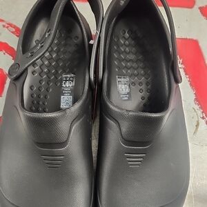 Shoes For Crews Black Slip-On Loafers